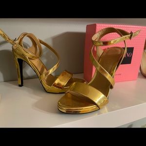 Zara Gold heels